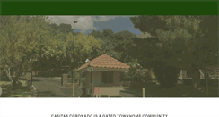 Desktop Screenshot of casitascoronado.com