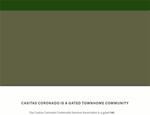 Tablet Screenshot of casitascoronado.com